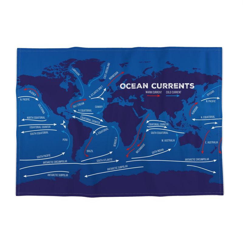 Ocean Currents - Tea Towel