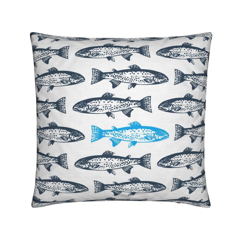 Fish - Cushion Cover, Salmon