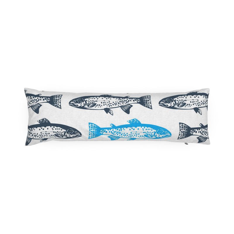 Fish - Bolster Cushion, Salmon