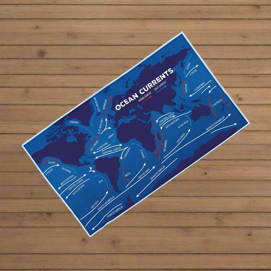 Ocean Currents - Beach Towel