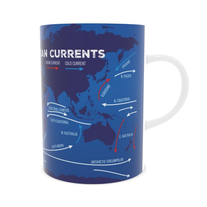 Ocean Currents - Bone China Mug