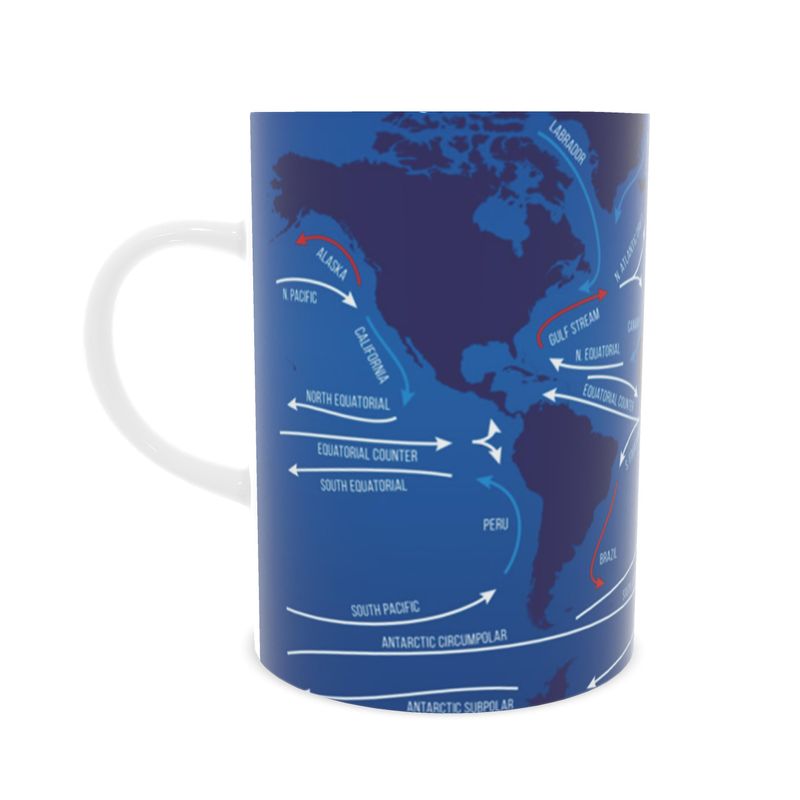 Ocean Currents - Bone China Mug