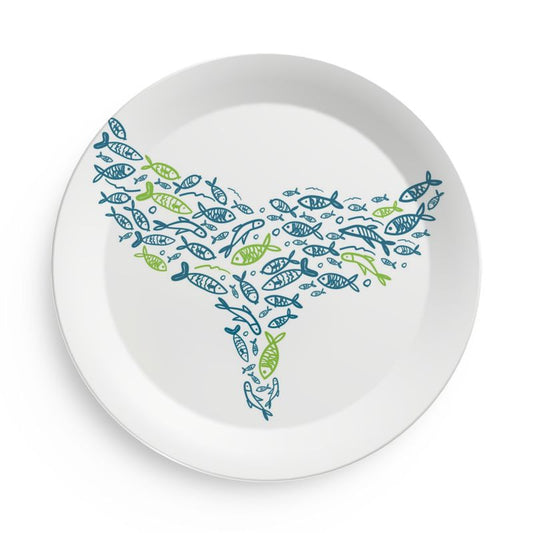 Whale Tail - Picnic Plates