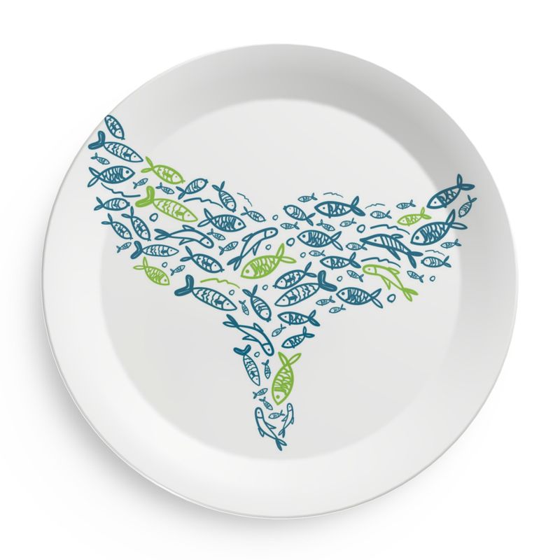 Whale Tail - Picnic Plates