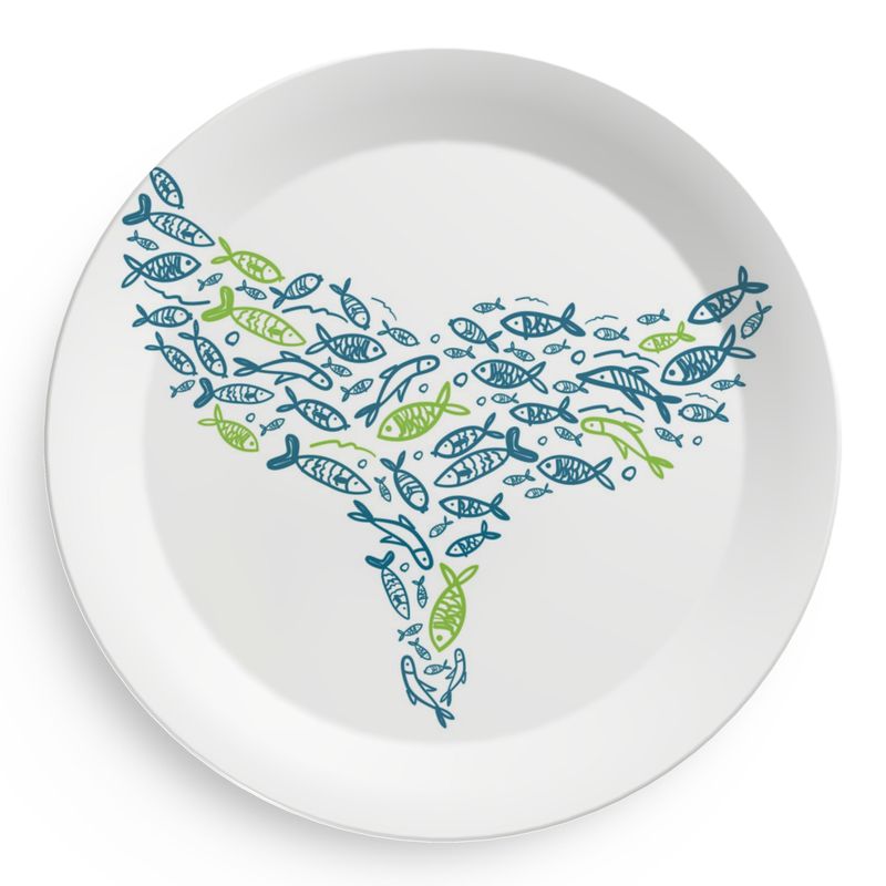 Whale Tail - Picnic Plates