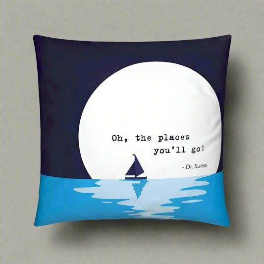 Dr Suess - Cushions - Oh the places