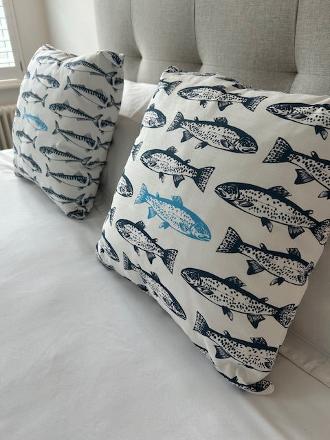 Fish - Cushion Cover, Salmon